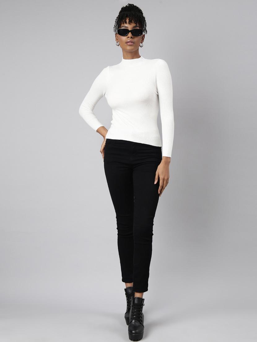 women's solid color regular top - 20928812 - Standard Image - 4