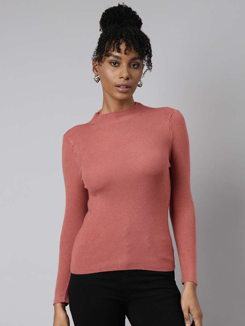 women's solid color regular top
