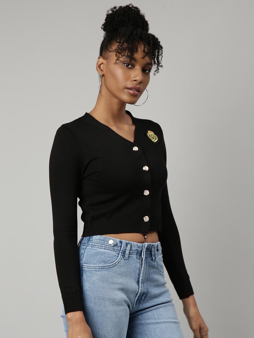 women's v-neck shirt top - 20928815 - Standard Image - 1