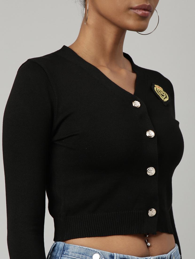 women's v-neck shirt top - 20928815 - Standard Image - 6