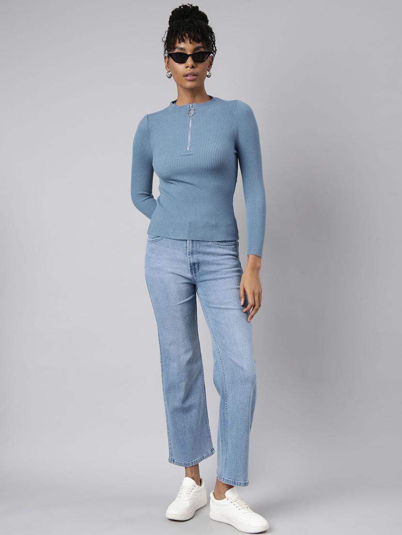 women's solid color regular top - 20928828 - Standard Image - 4