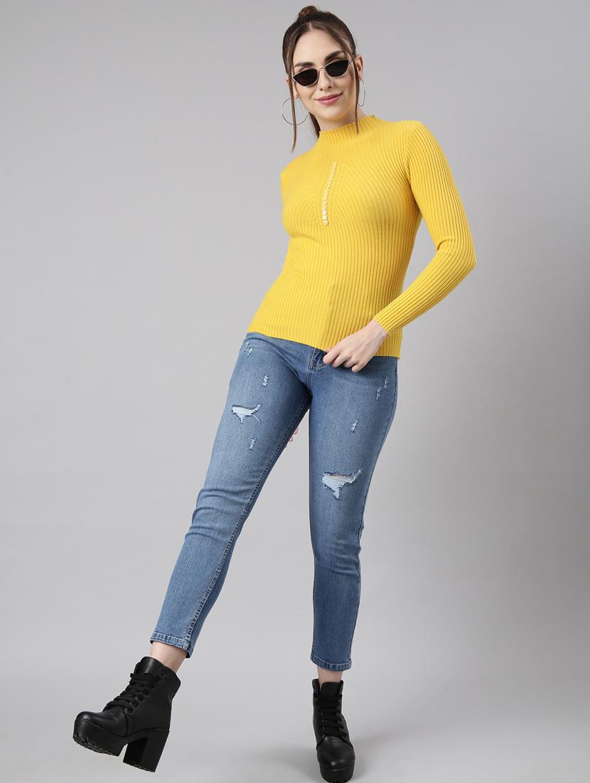 women's solid color regular top - 20928833 - Standard Image - 4