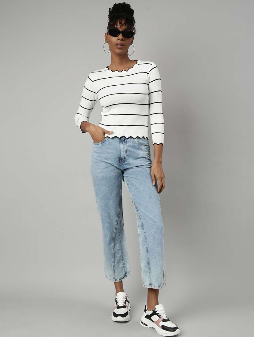 women's round neck regular top - 20928838 -  Standard Image - 4