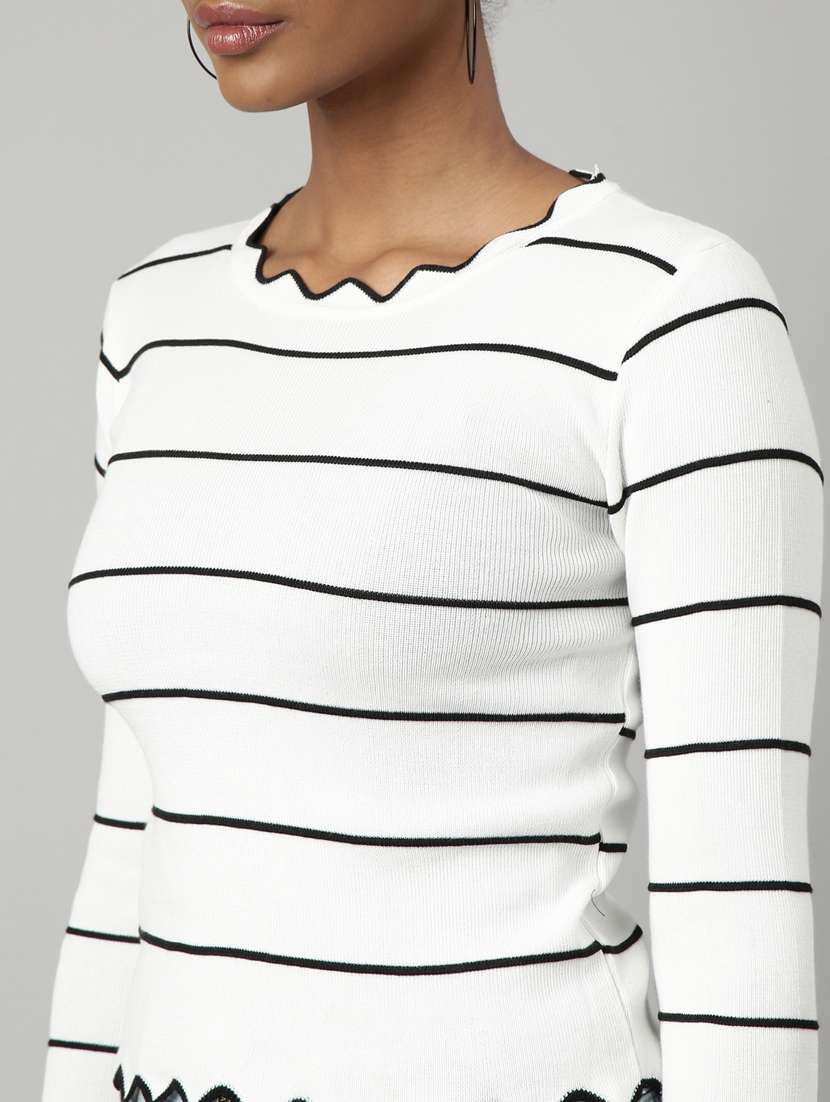 women's round neck regular top - 20928838 -  Standard Image - 6