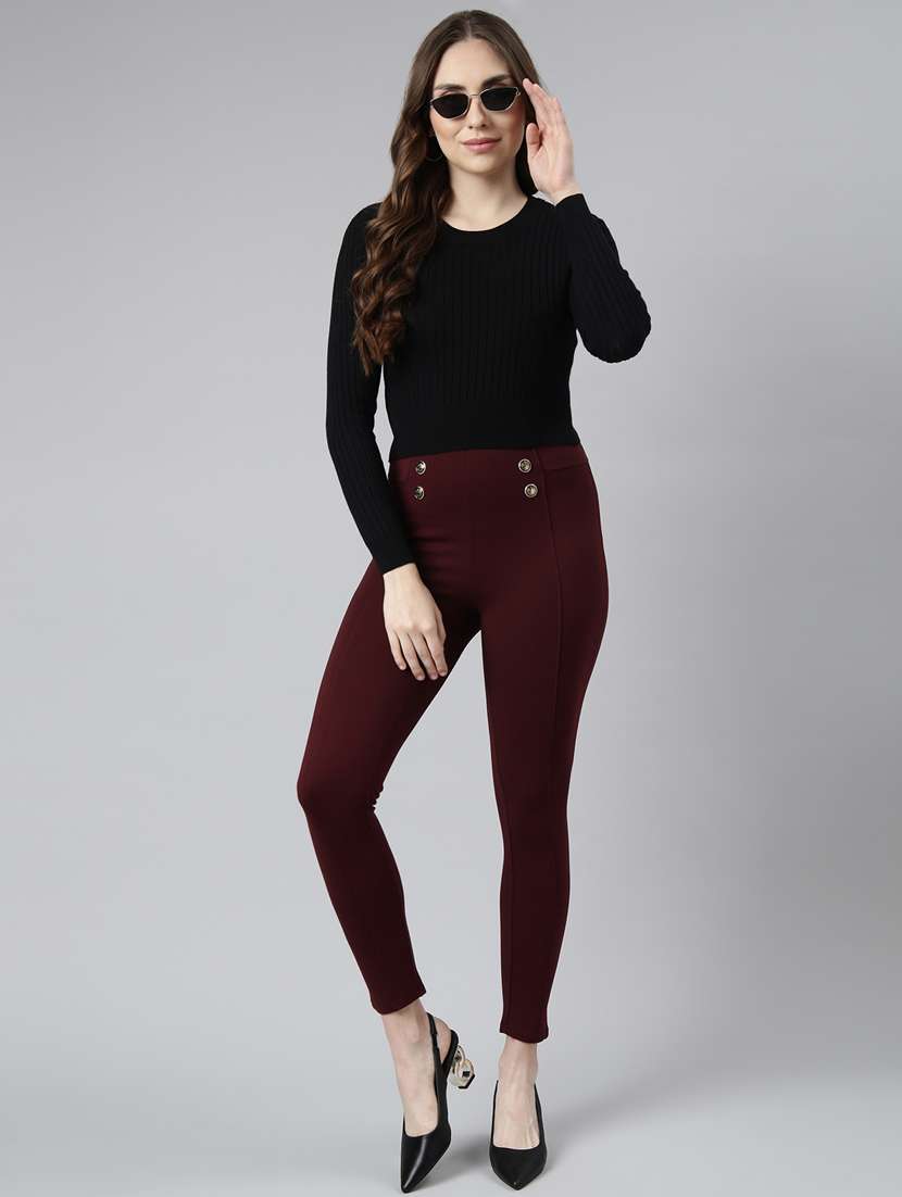 women's solid color regular top - 20928846 - Standard Image - 4