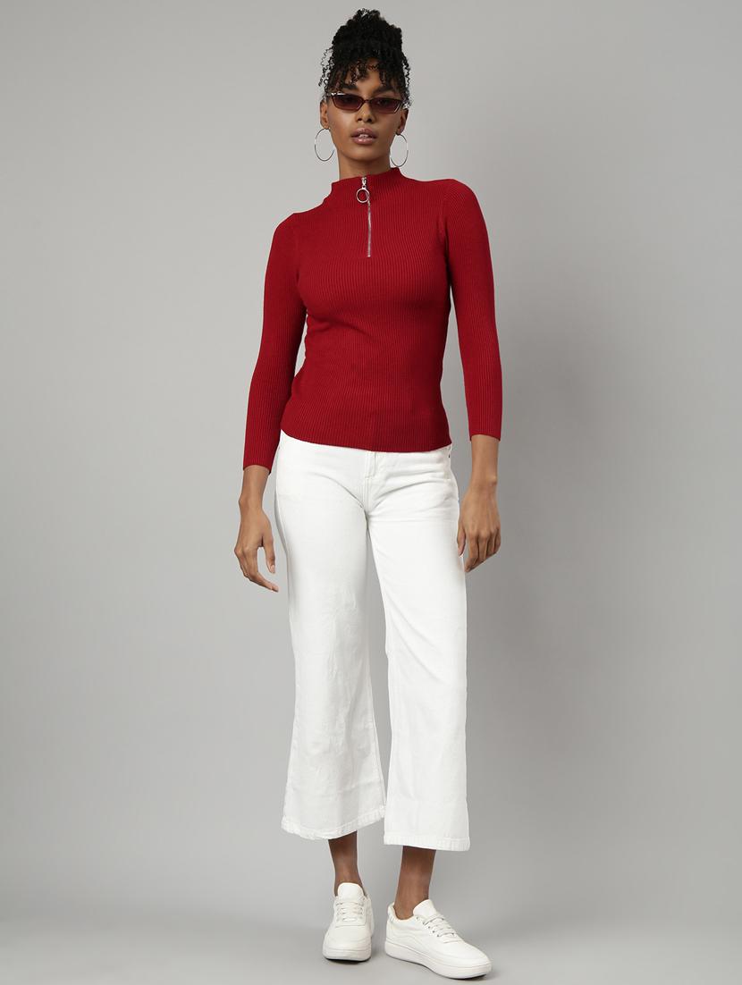 women's solid color regular top - 20928853 - Standard Image - 4