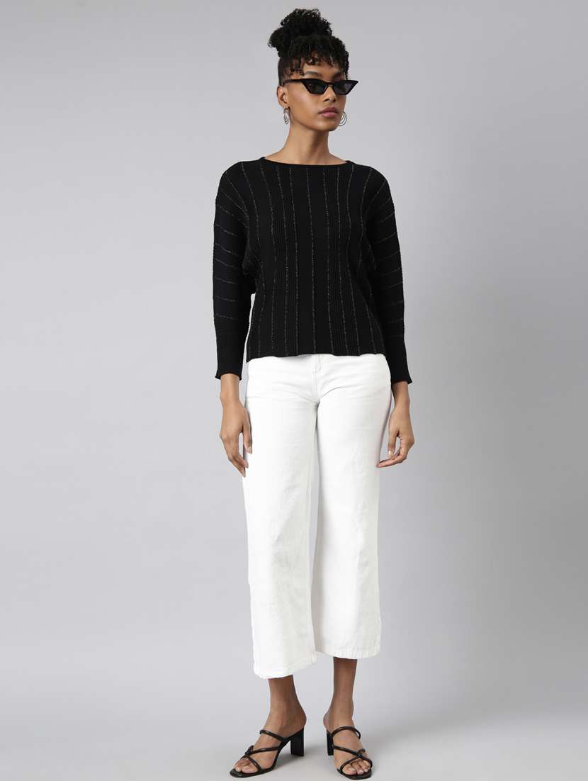 women's boat neck regular top - 20928855 -  Standard Image - 4