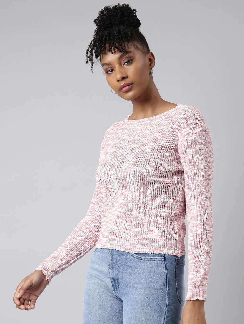 women's round neck regular top - 20928859 - Standard Image - 1