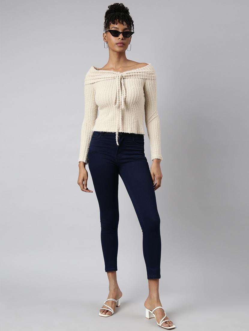 women's off shoulder regular top - 20928860 - Standard Image - 4