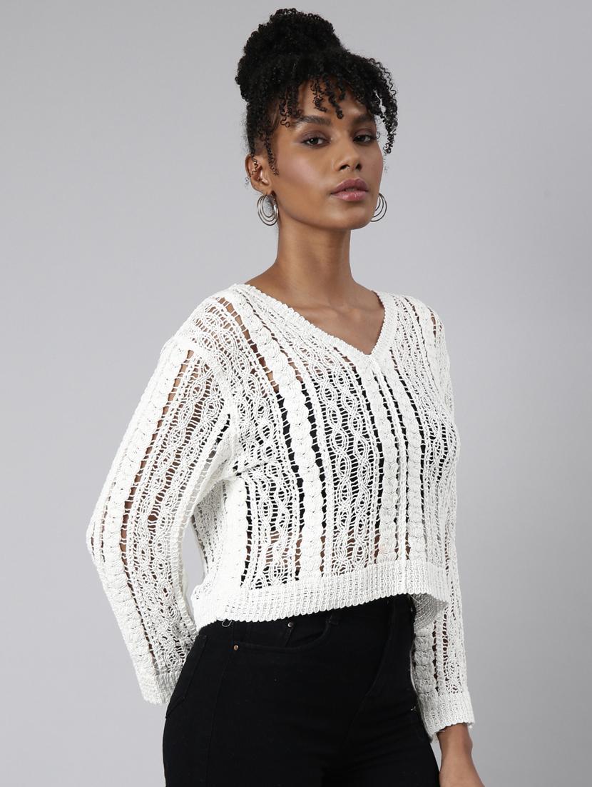 women's v-neck regular top - 20928861 - Standard Image - 1