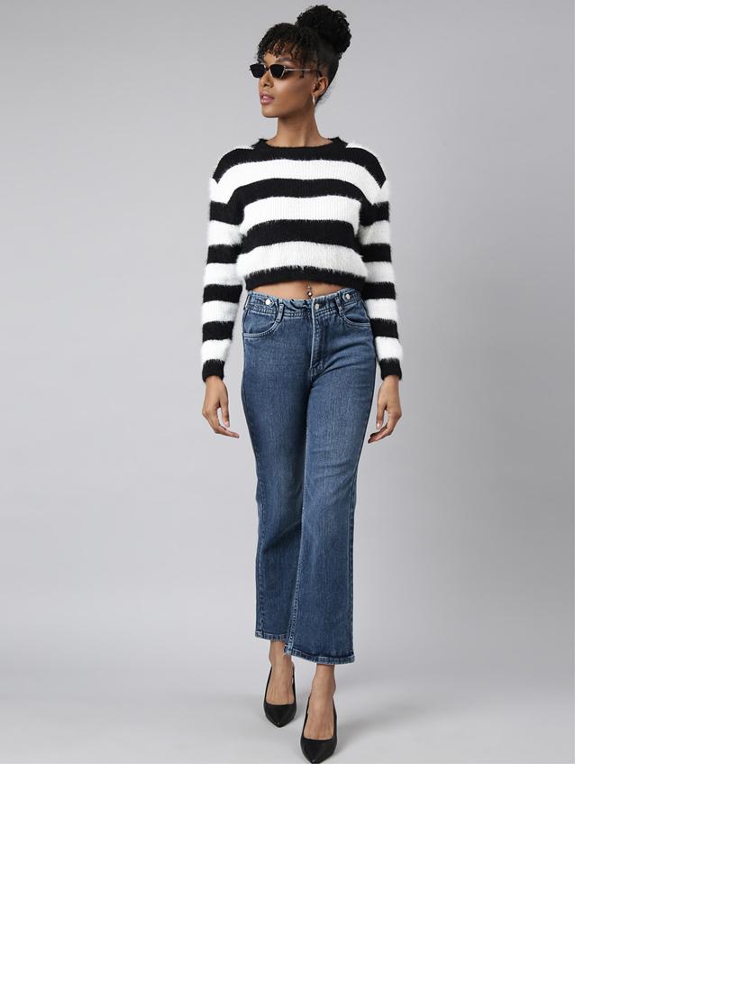 women's round neck crop top - 20928862 - Standard Image - 4
