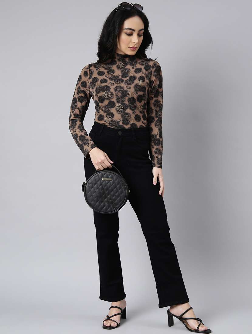 women long sleeve floral printed regular top - 20928864 -  Standard Image - 4