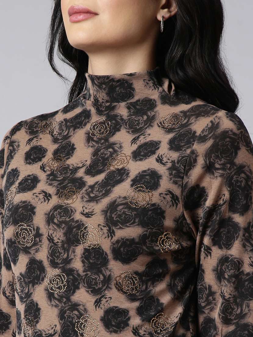 women long sleeve floral printed regular top - 20928864 -  Standard Image - 6