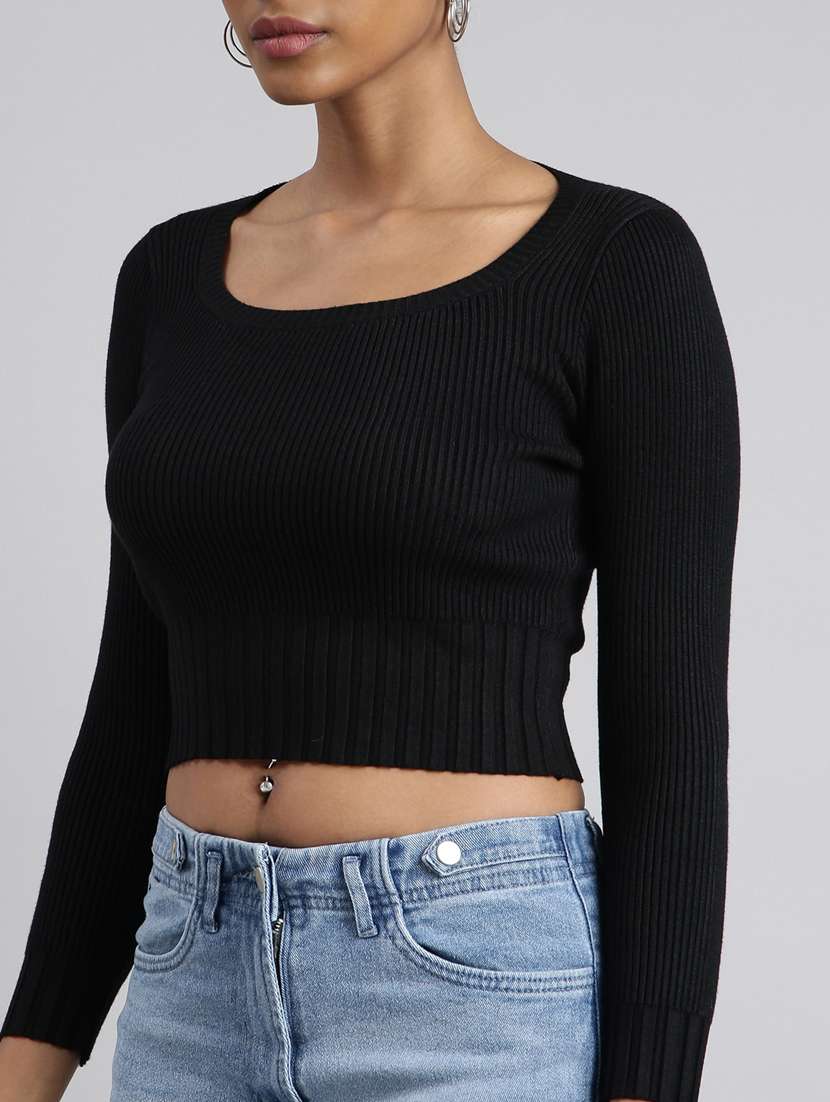 women solid color regular top - 20928868 -  Standard Image - 6