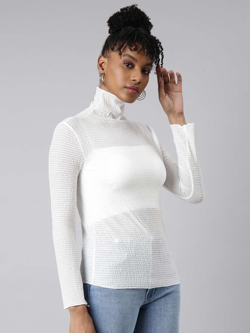 women long sleeve self-designed regular top - 20928874 -  Standard Image - 1