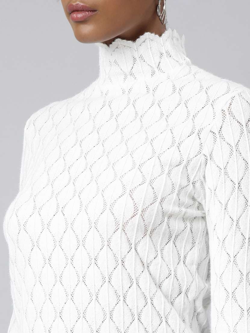 women high neck regular top - 20928875 -  Standard Image - 6