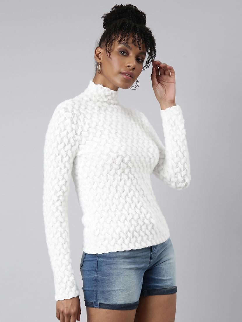 women high neck regular top - 20928876 - Standard Image - 1