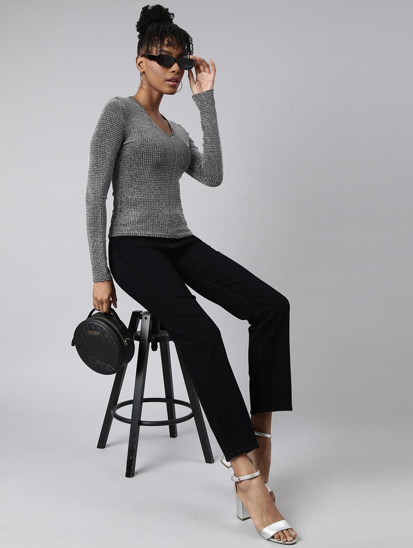 women self designed long sleeeves top - 20928916 - Standard Image - 4