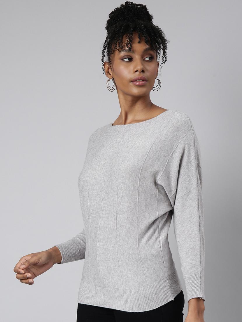 women solid long sleeves top - 20928919 -  Standard Image - 1