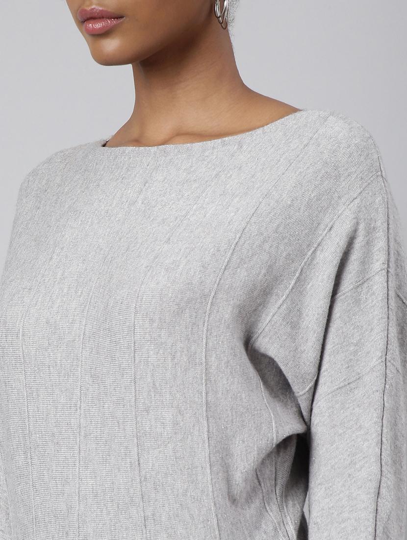women solid long sleeves top - 20928919 - Standard Image - 6