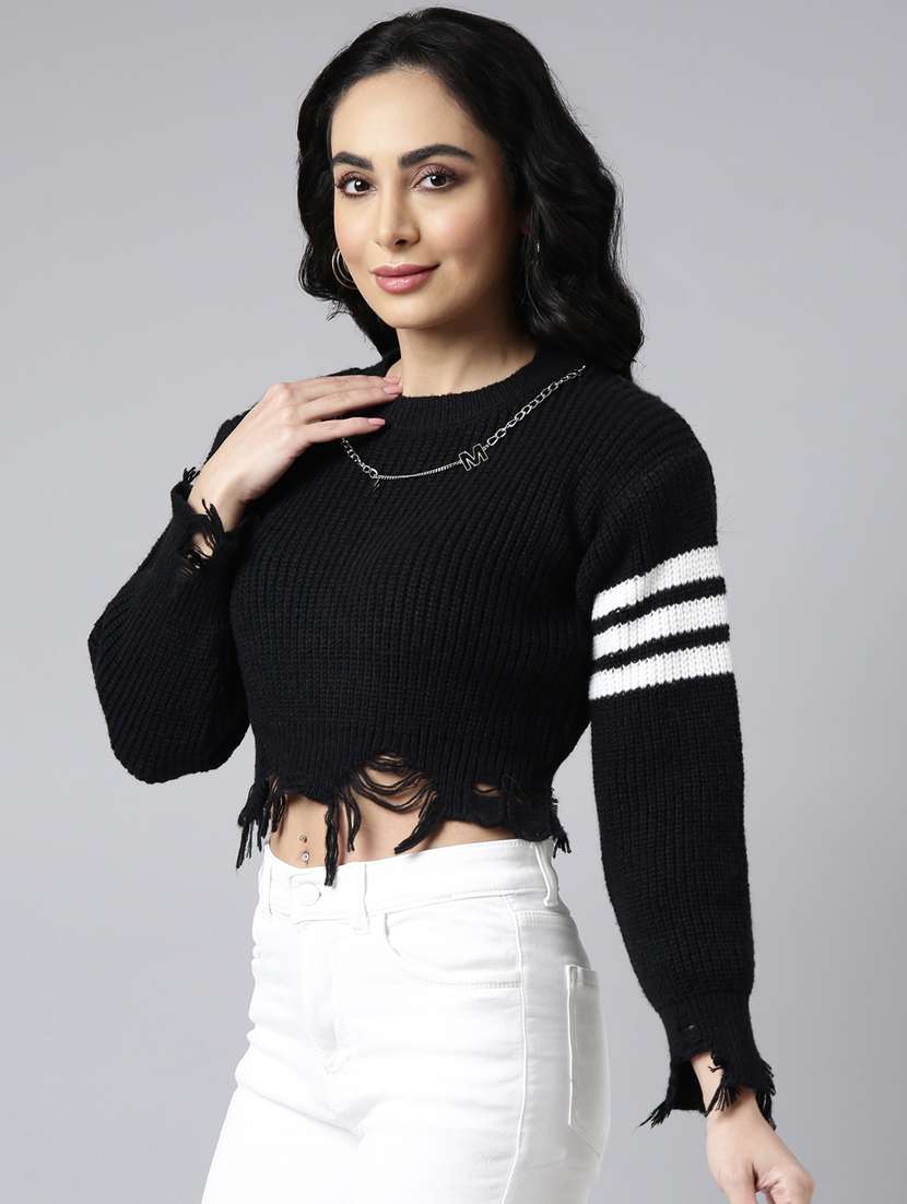 women's solid color crop top - 20928923 -  Standard Image - 1