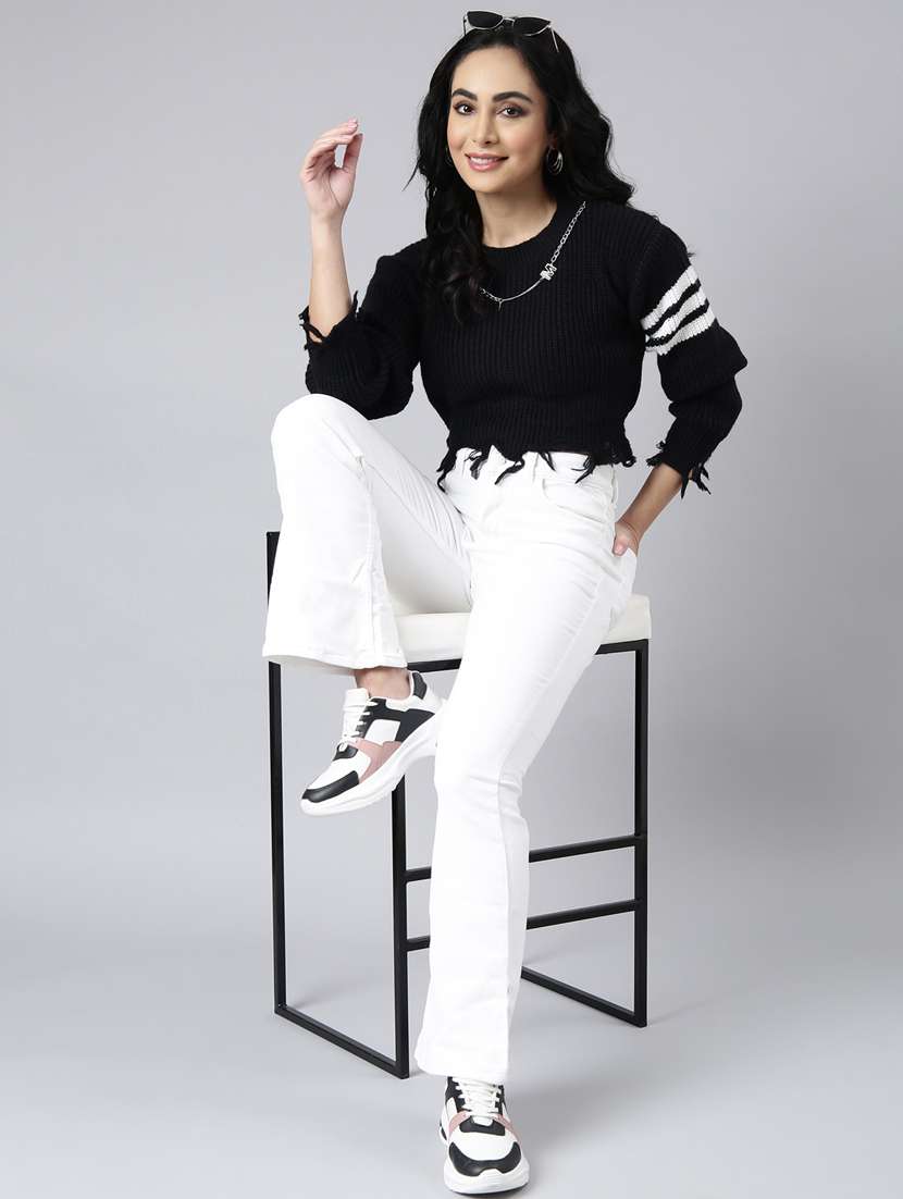 women's solid color crop top - 20928923 -  Standard Image - 4