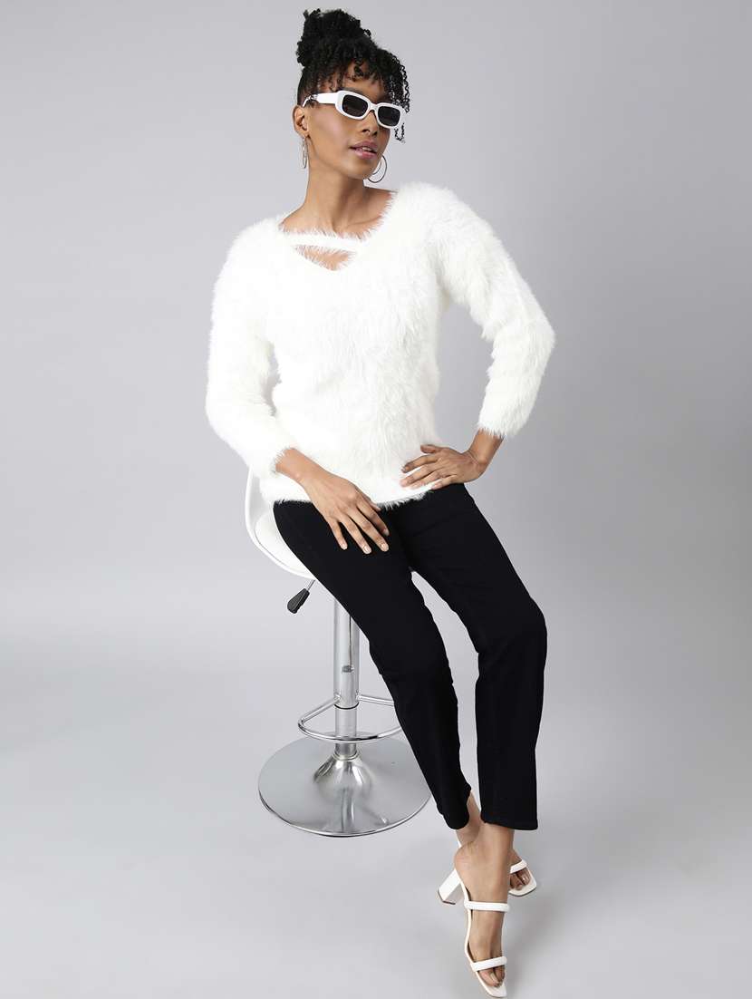 women solid color regular top - 20928928 -  Standard Image - 4