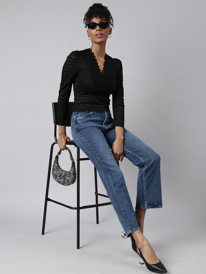 women self designed puff sleeves top - 20928930 - Standard Image - 4