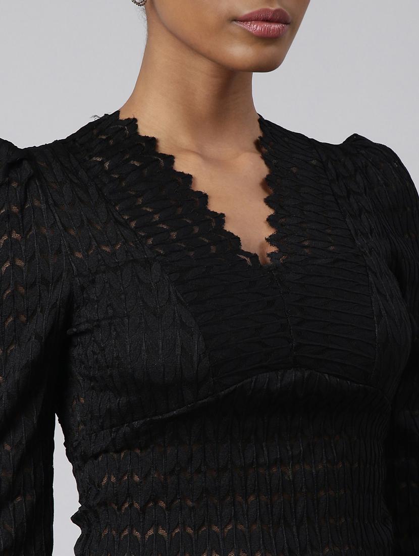 women self designed puff sleeves top - 20928930 - Standard Image - 6