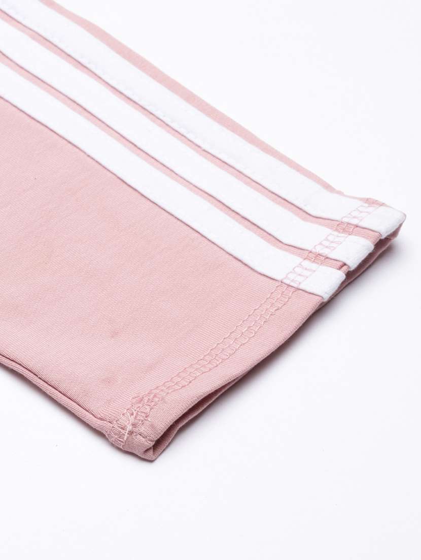 peach cotton blend track pant - 20929048 -  Standard Image - 6