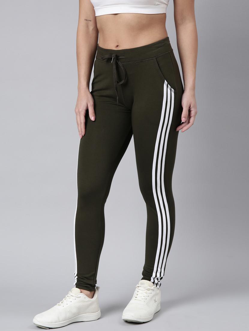 olive cotton blend track pant - 20929052 - Standard Image - 1