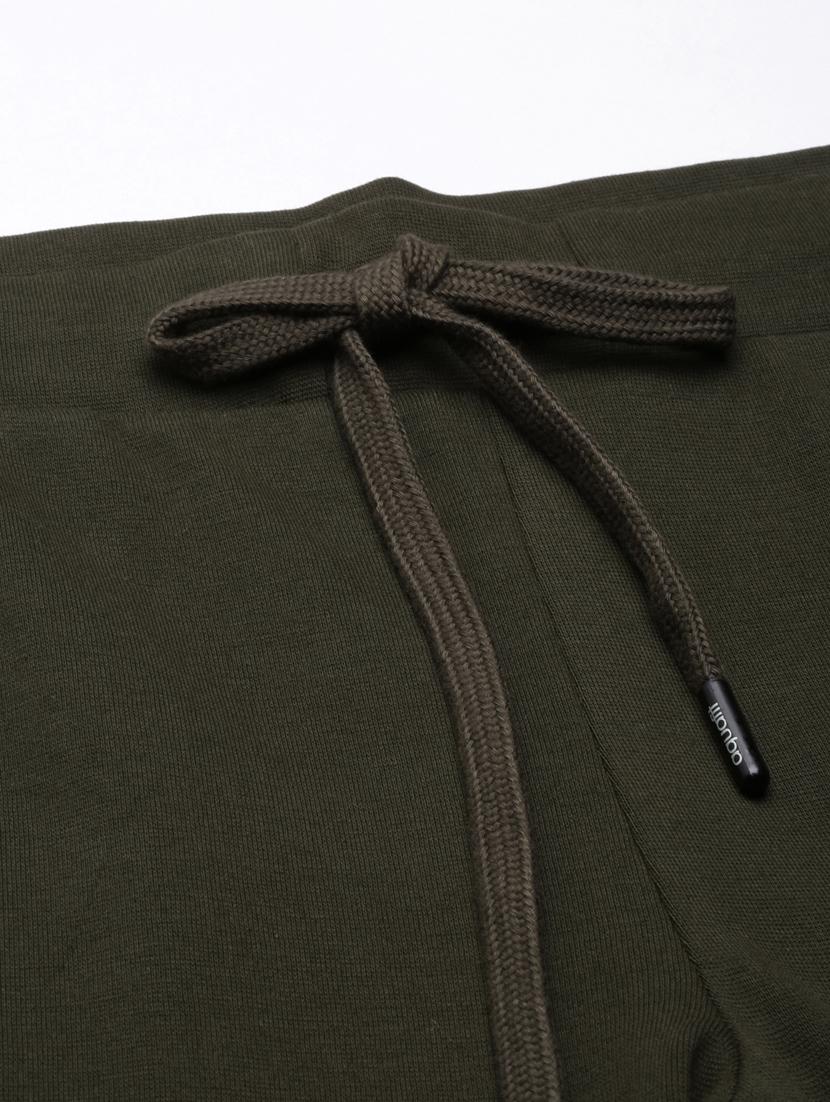 olive cotton blend track pant - 20929056 - Standard Image - 6