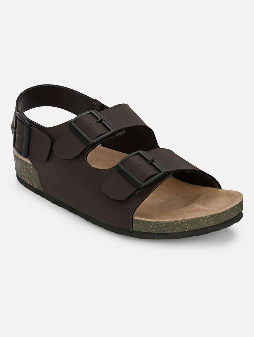 brown back strap sandal