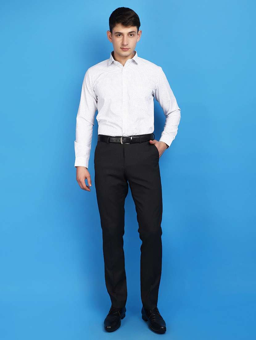 white cotton formal shirt - 20929240 -  Standard Image - 4