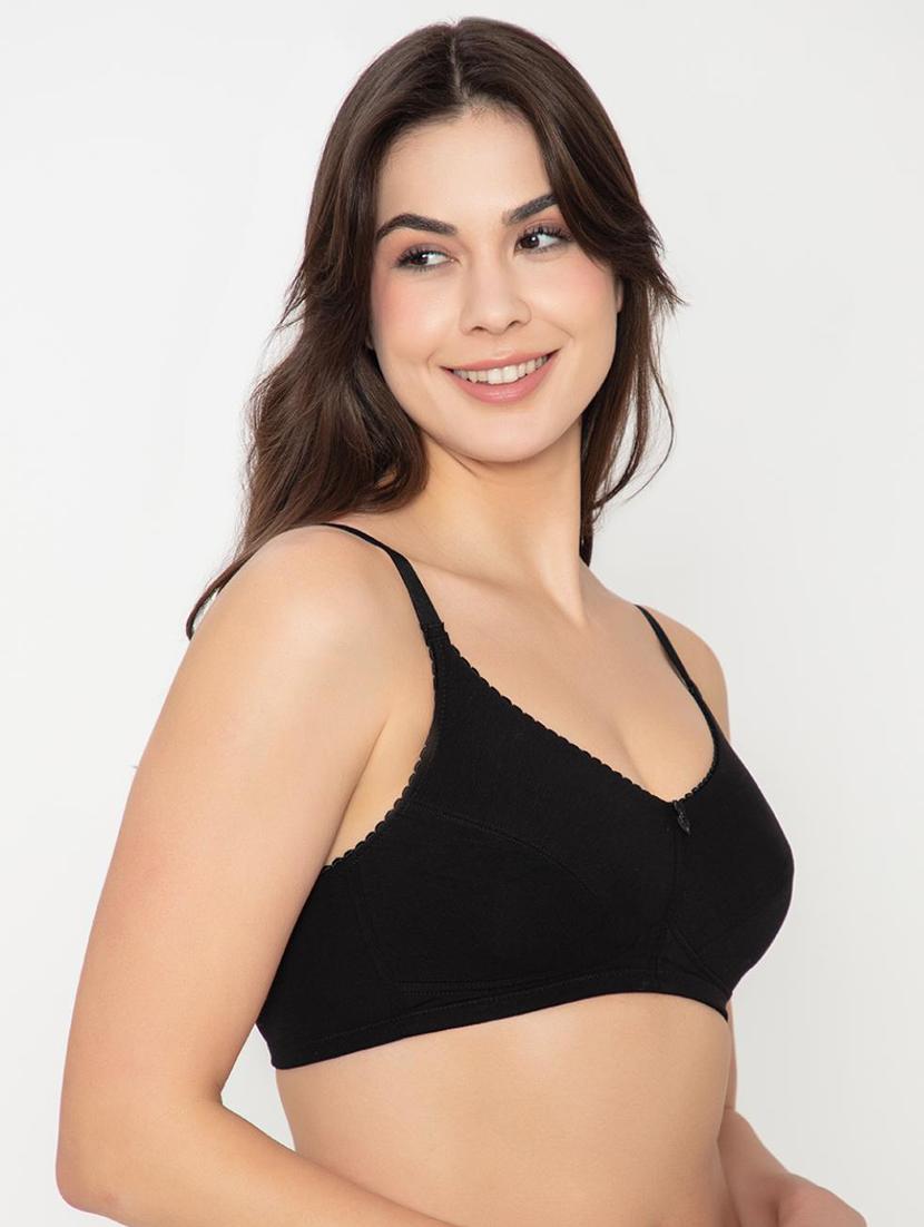 black lycra regular bra - 20929457 -  Standard Image - 1