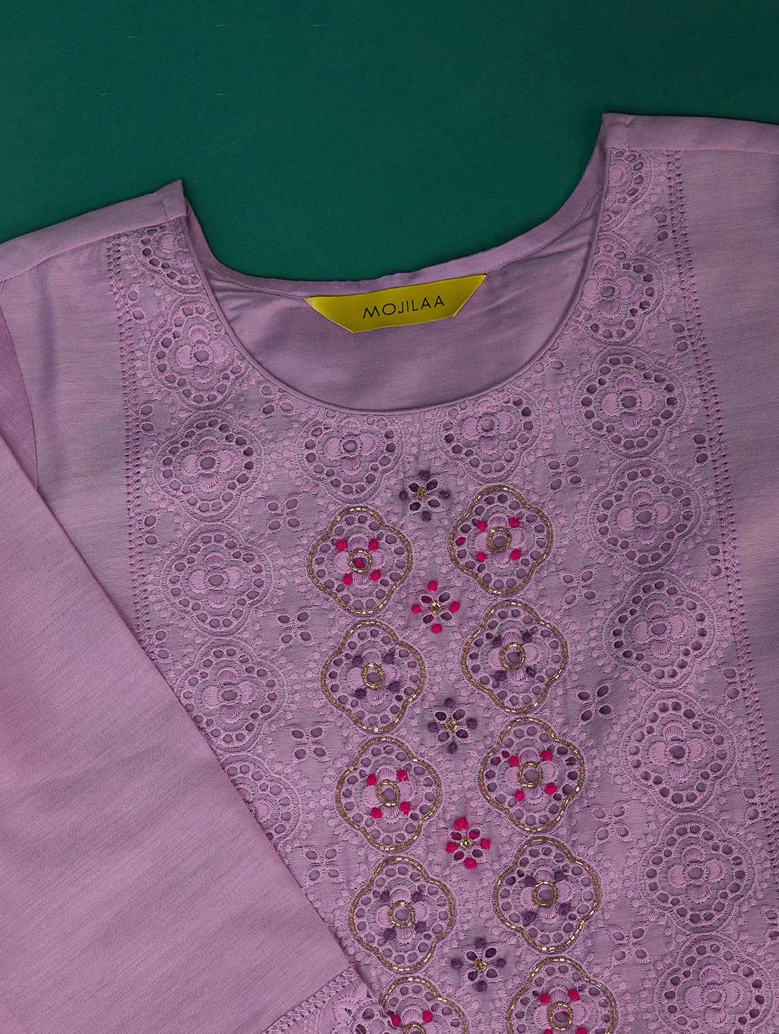 women lavender round neck kurta pant set with dupatta - 20929906 -  Standard Image - 6