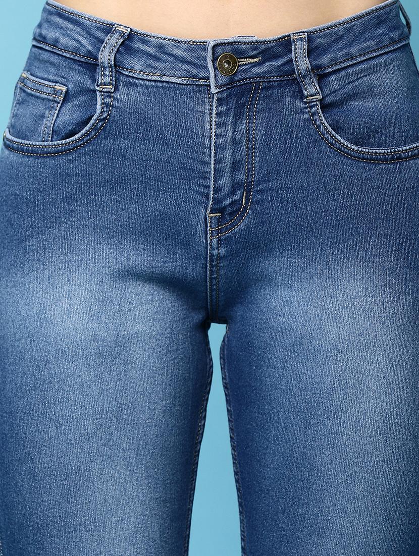 women solid mid rise bootcut jean - 20929987 - Standard Image - 4