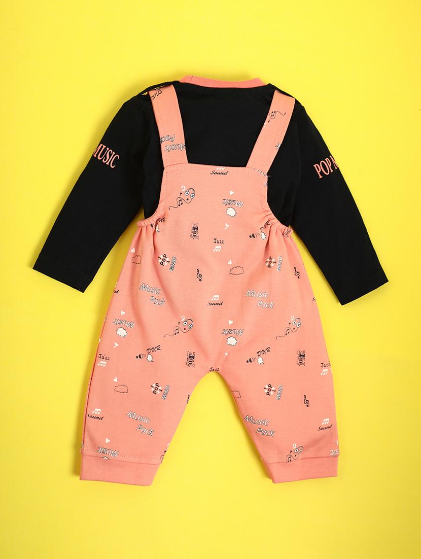 kids printed dungaree sets - 20930470 - Standard Image - 1