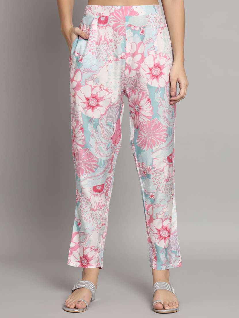 women floral printed top and pant co-ord set - 20930498 -  Standard Image - 4