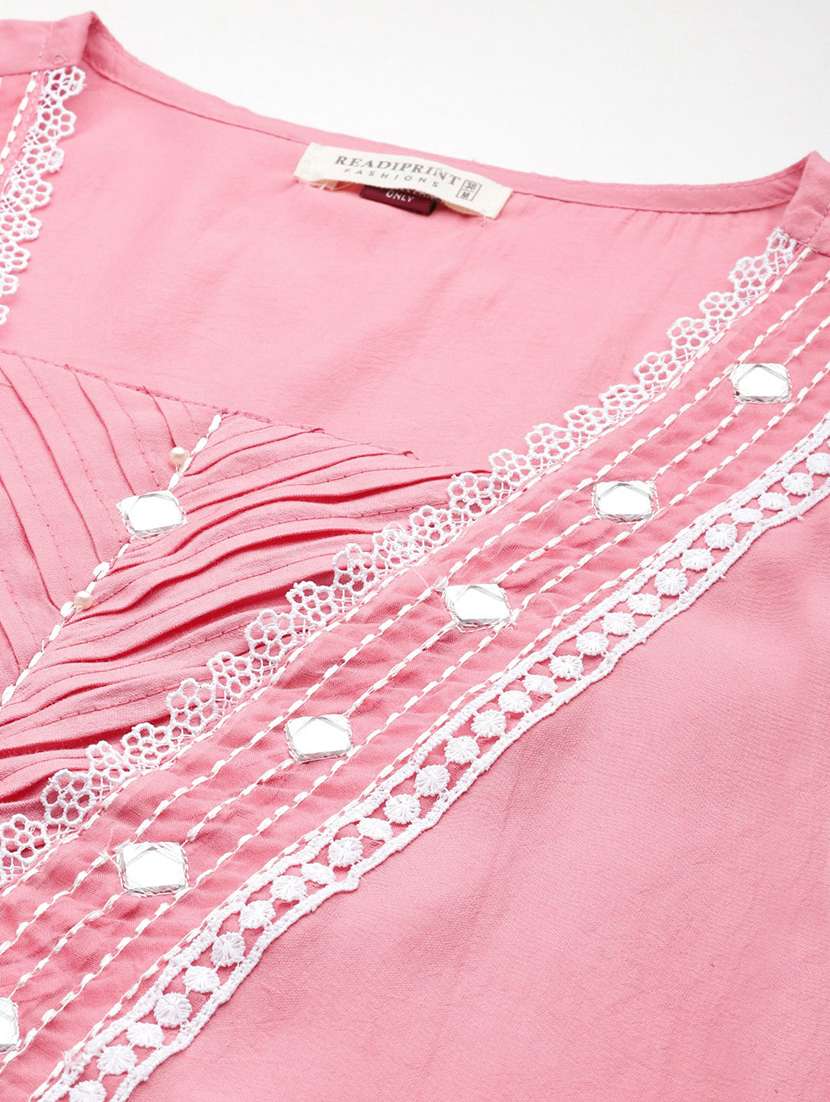 women three quarter sleeve kurta pant with dupatta set - 20930526 -  Standard Image - 6