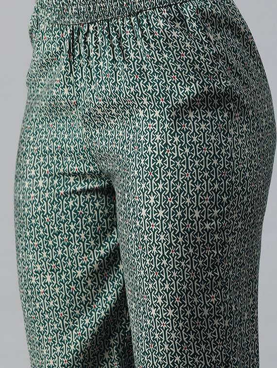 women printed kurta pant set - 20930568 -  Standard Image - 4