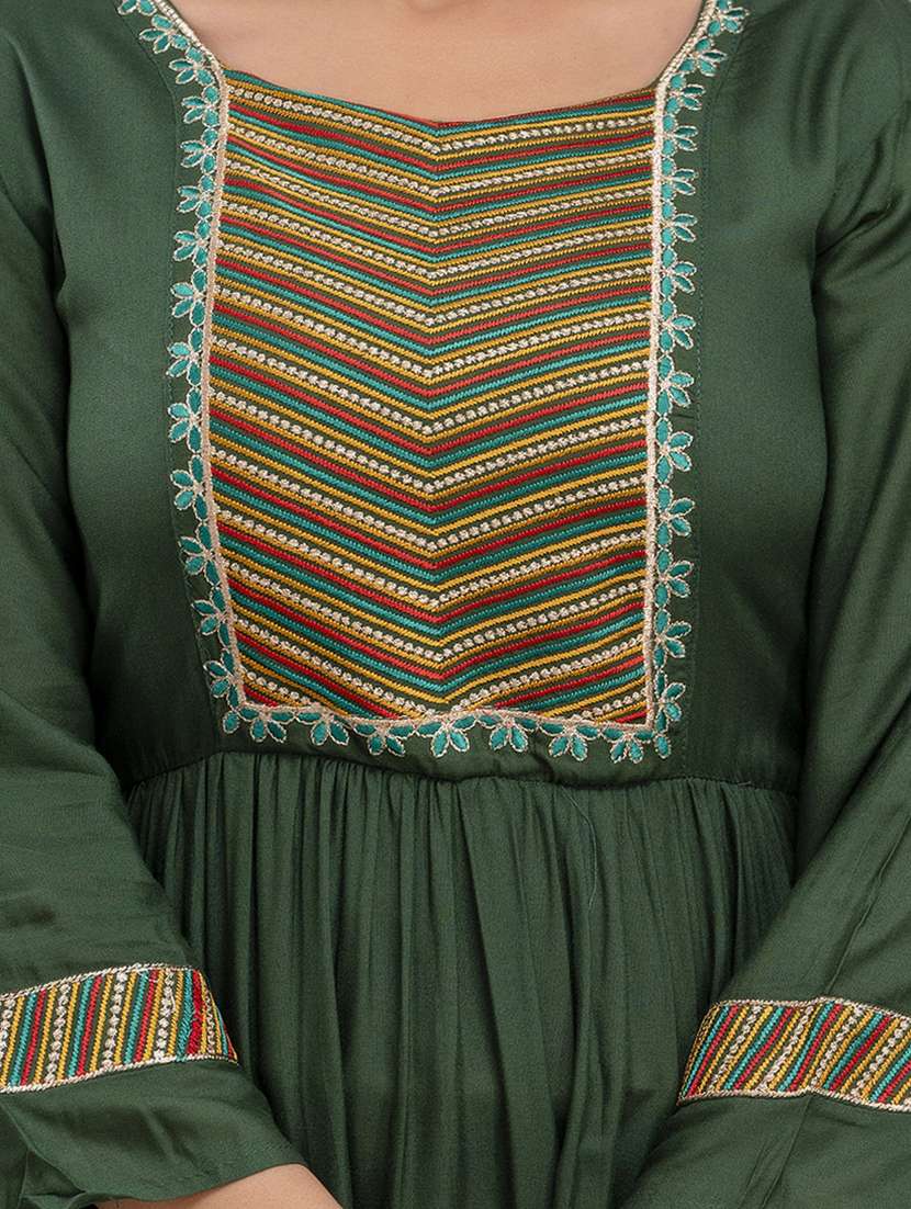 embroidered a-line tunic - 20931308 - Standard Image - 4