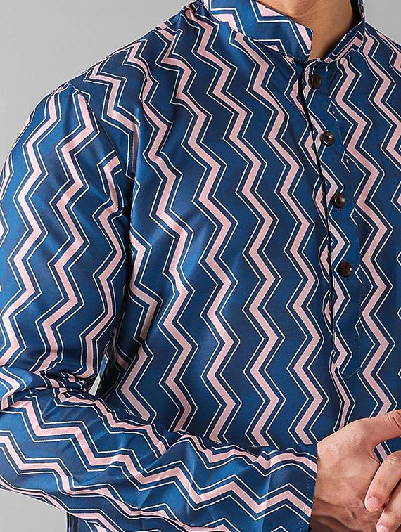 men long sleeve kurta churidar set - 20942883 - Standard Image - 4