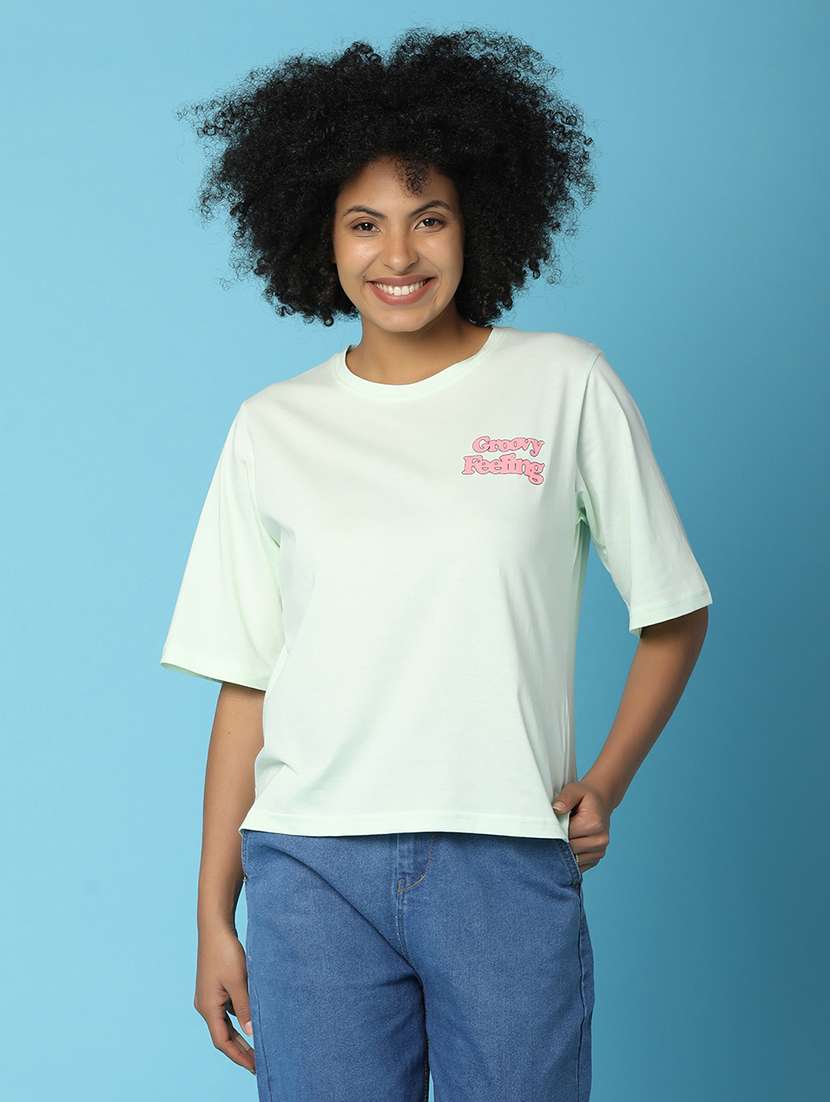 women round neck graphic regular t-shirt