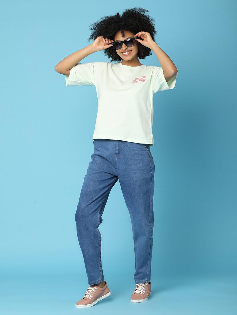 women round neck graphic regular t-shirt - 20944922 - Standard Image - 4