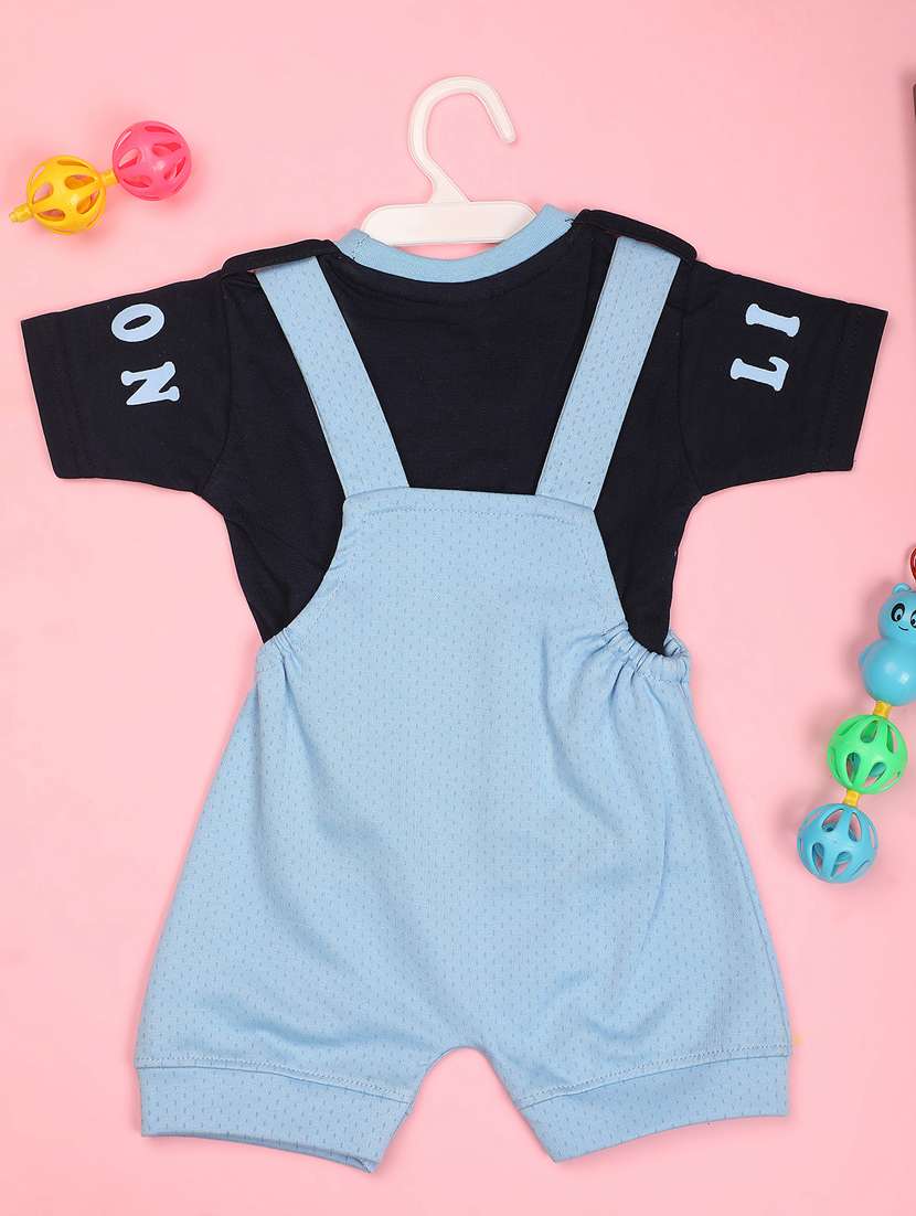 boys round neck graphic dungaree - 20944942 -  Standard Image - 1