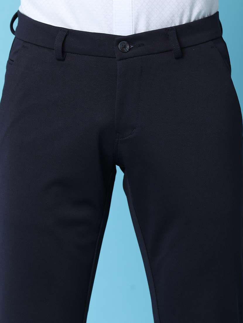 men solid ankle length formal trouser - 20945028 -  Standard Image - 4