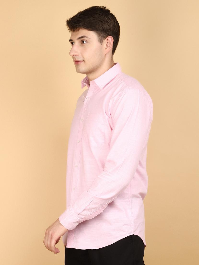 men solid cotton long sleeve casual shirt - 20945058 -  Standard Image - 1