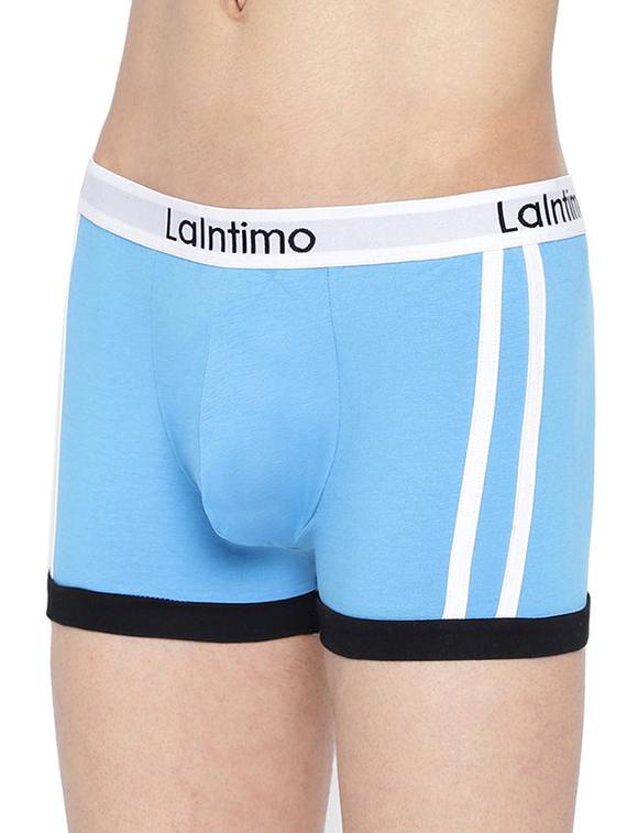 men light blue detailed trunks brief - 20945145 - Standard Image - 1