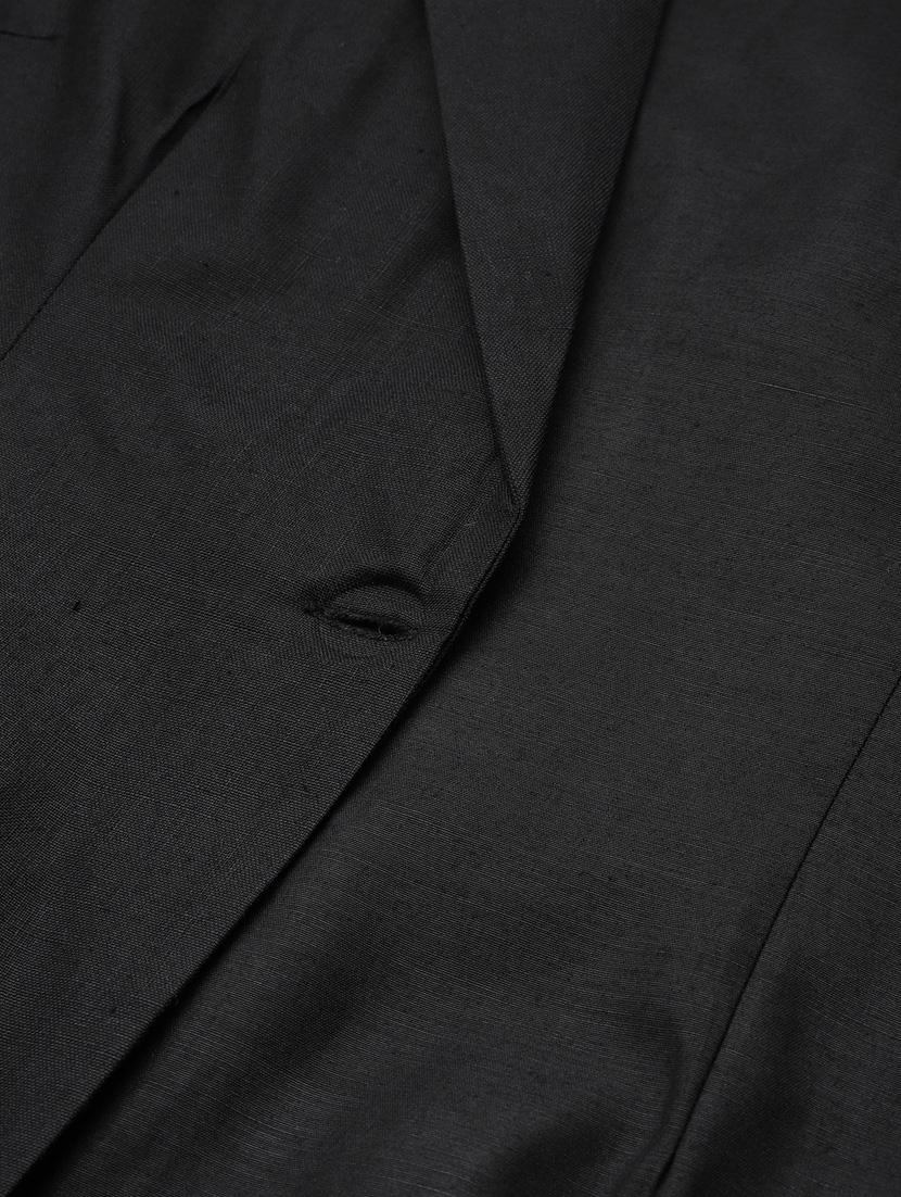 women black solid formal suit set - 20945255 - Standard Image - 6